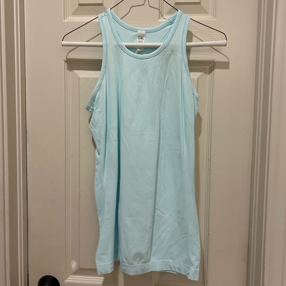 Athleta light teal racerback tank girls 16